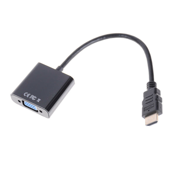 HDMI Male 1080P to VGA Female Video Cable Cord Converter Adapter For HDTV PC  Z