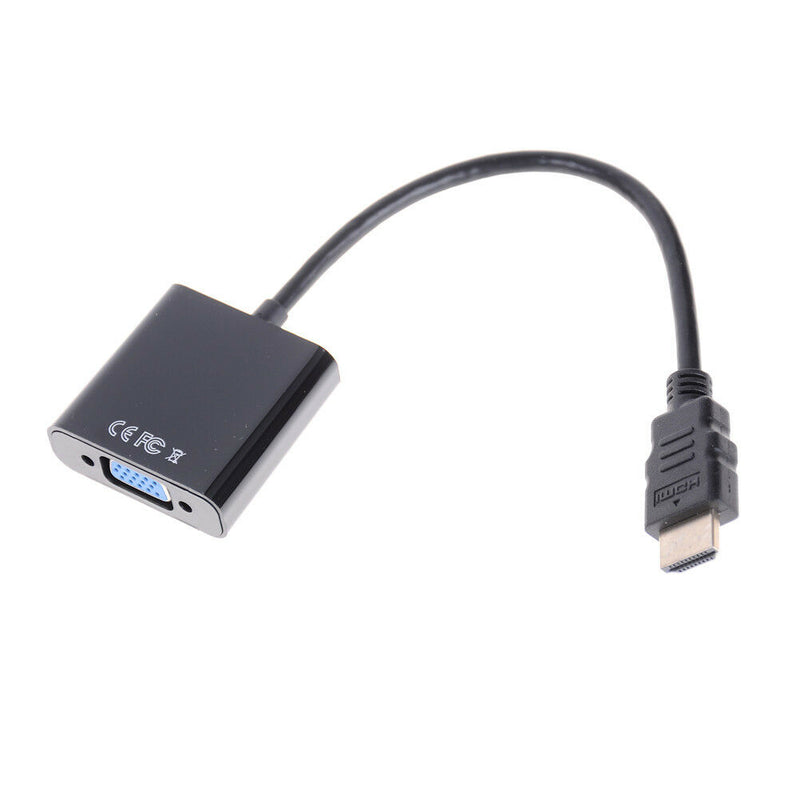 HDMI Male 1080P to VGA Female Video Cable Cord Converter Adapter For HDTV PC  Z
