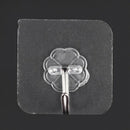 Strong Transparent Suction Cup Sucker Wall Hooks Hanger for Kitchen Bathroo P6J6
