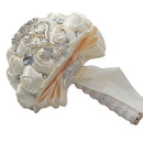 Artificial Wedding Bouquets Hand Made Flower Rhinestone Bridesmaid Crystal