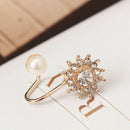2 Pairs Of Snowflakes Zircon Earrings Fashion Earrings Elegant Simple Femal