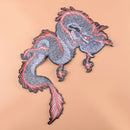 Chinese Dragon Cloth Patch Embroidered Motifs Applique Decor Badge New