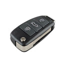 Car Remote Key Shell 3 Button Flip Folding Key Case Blank for Audi A3 A4 A6