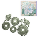 7pcs Flower Leaf Metal Cutting Dies DIY Embossing Stencils Scrapbooking Crafts