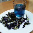 100% Thai Dried Butterfly Pea Flower Pure Organic-Natural Herbal Blue-Drink-