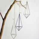 Rustic Style Black Freestanding Hanging Geometric Metal Pot Rack For Tillandsia