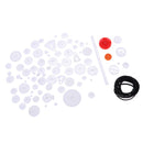 Kids Technology Science Educational Toys DIY Crown Fan Shape Gear Wheel 81Pc