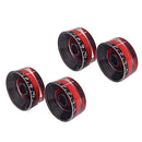 4 Pieces Black+Red Guitar Speed Dial Knobs for Les Paul Replacement Accessory