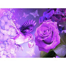 5D DIY Full Drill Diamond Painting Cross Stitch Kit Decor Gifts (Flower01)