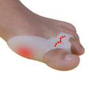 2Pcs Silicone Pain Gel Bunion Toe Orthotics Straightener Separator Corrector Int