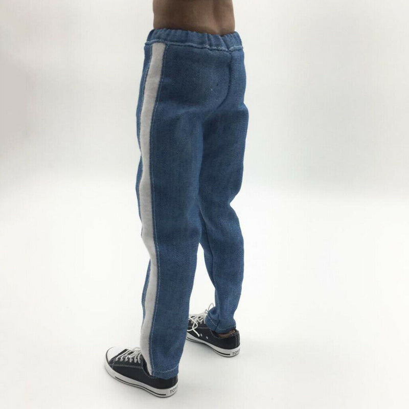 1/6 Scale Male Seamless Body Clothing Jeans Pants Trousers for 12inch DML HT
