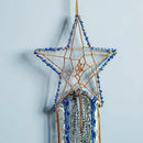 Elegant Handmade Dream Catcher Woven Cotton Star Dreamcatcher Macrame Wall