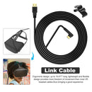16FT With Fixing Clip VR Headset Accessories Black Link Cable for Oculus Quest 2