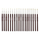 18x Knitting -0.5mm-2.1mm Yarn Sewing Needles Wools