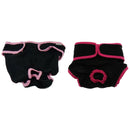 2 Pcs Female Dog Diapers Sanitary Pantie Pant Reusable Dog Diapers Wrap L/XL