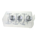 12 Pcs Metal Decorative Shiny Rhinestone Rolling Shower Curtain Hooks