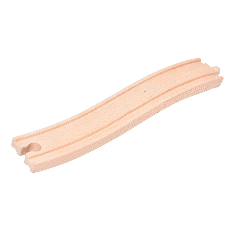 1 Pcs Wooden Train Big S Track Railway Accessories Compatible All Major Brand3CU