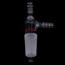24/40,Glass Gas Inlet Adapter With Both Hose Connection,Lab Glassware ME