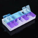 14 Slot Embroidery Diamonds Storage Box Clear Plastic Jewelry Organizer Case