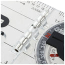 Foldable Navigation Camping Baseplate Compass Ruler Map C9N7