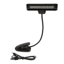 10 LED Music Stand Light, Rechargeable USB Book Reading Light, Also for