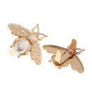 6Pcs Lovely Bee Shape Clasp Turn Lock Metal Hardware for DIY Handbag Shoulder