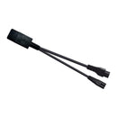IEC320-C14 TO C7+C5 Y-shaped AC Power Cord 1-to-2 3-Prong PDU/UPS