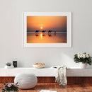 Diamond Painting Cross Stitch Sunset Full Round Drill Embroidery (LD299)