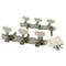 2pcs Aoustic Guitar String Tuning Pegs Keys Beige Button for Guitar Parts