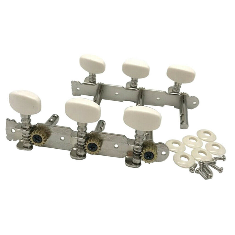 2pcs Aoustic Guitar String Tuning Pegs Keys Beige Button for Guitar Parts
