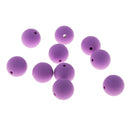50pcs Wholesale Silicone Round Beads Food Grade Teether 15cm DIY Findings