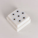 7 Holes Nail Art Drill Bit Holder Stand Displayer Organizer Manicure Box Z