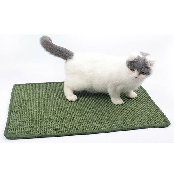 Sisal Cat Scratching Mat Scratcher Cat Litter Mat for Kitty Grinding Claws