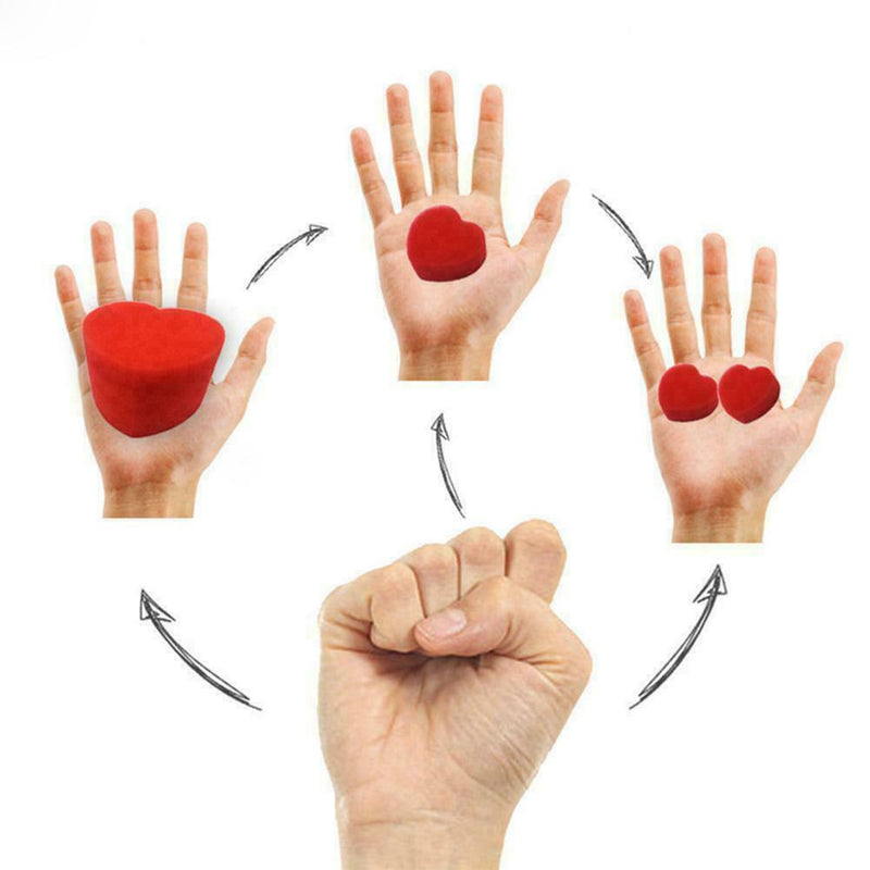 5pcs Soft Magic Sponge Love Ball Magic Props Accessory Ball Red Surprised S H2Y3