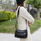 Soft Leather Shoulder Bag Women Big Capacity Zipper Crossbody Pouch (A-880)