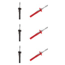 6 Pieces Socket Connection Wire Heavy Duty Insulation Piercing Probe Test Clip