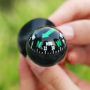 Mini Flexible Navigation Dashboard Suction Cup Compass Ball For Car Boat Vehicle