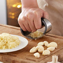 Multi-Function Stainless Steel Manual Garlic Presser Curved Grinding Slicer