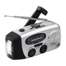 Household Outdoor Emergency Radio Hand Crank Solar Weather Radio Portable