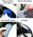 Universal Rear View Clear Side Mirror Rain Snow Shield for Car Truck 2 Pieces