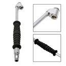 Car Motorcycle Digital Tire Inflator Pressure Gauge Chuck Valve Quick Inflating