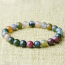 Natural Stone 8mm Agate Beads Bracelets Stretch Elastic Bangle Jewelry GiftOZ