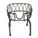 Glass Jar Drink Dispenser Metal Stand Basket Party Tea Wines Holder Black S