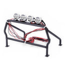 RC Parts Metal Roll Cage Bucket with 6 LED Lights for 1/10 Axial SCX10 RC4W