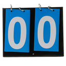 2-Digital Portable Table Top Scoreboard Flipper for Basketball Football Blue