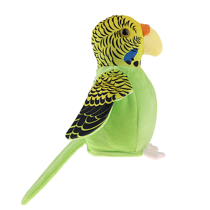 Lovely Speak Talking Record Parrot Repeats What You Say Electronic Parrot Plush