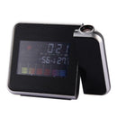Digital LCD LED Projector Alarm Clock Weather Station Thermometer Calendar