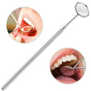 Dental Mirror Stainless Steel Dentist Teeth Hygiene Mouth Inspection Oral C^SE