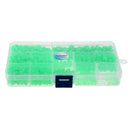 1 Box of Multi Size Oval Glow Rig Beads Sea Fishing Lure Floating Tackles