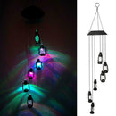 Retro Solar LED Light Color Changing Wind Chimes Home Garden Yard Deco KZP